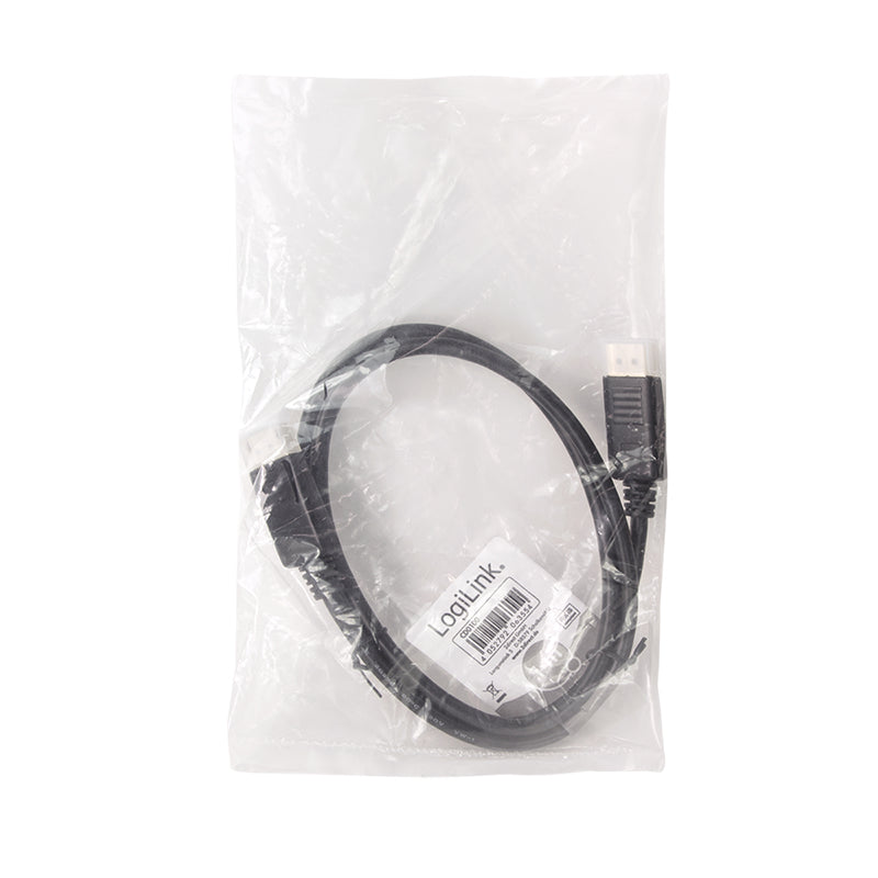 LogiLink CD0100 câble DisplayPort 1 m Noir