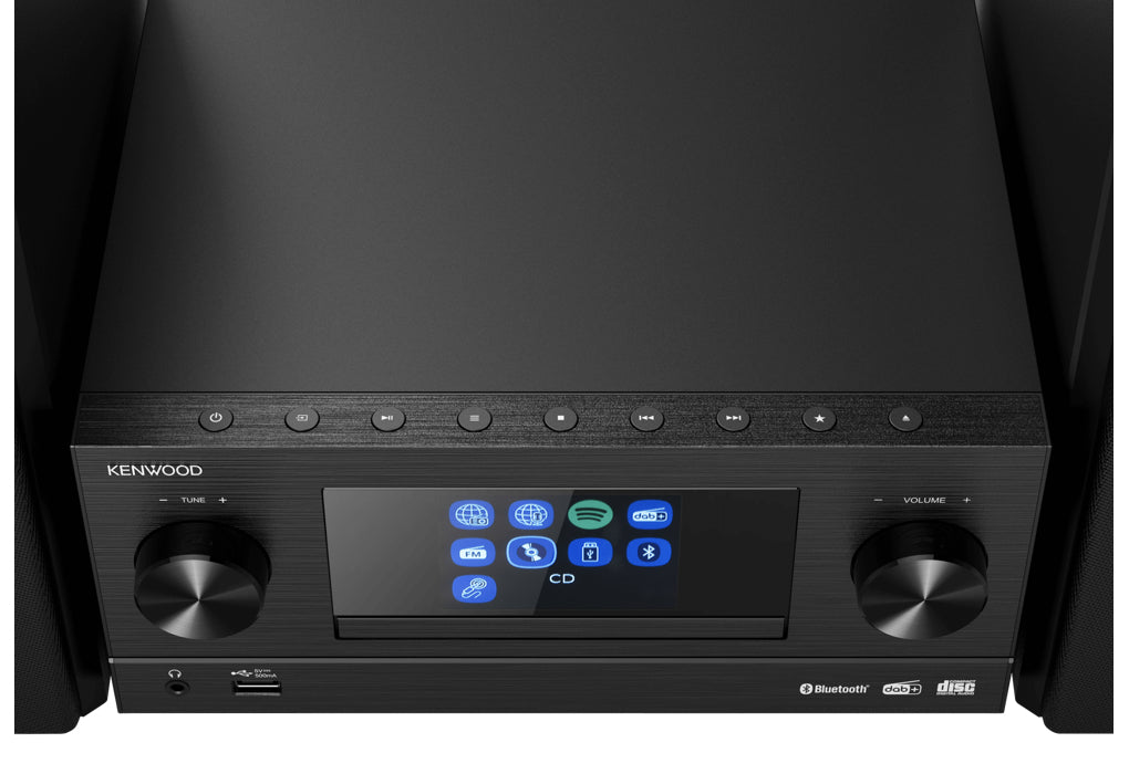 Kenwood M-9000S Système mini audio domestique 50 W Noir