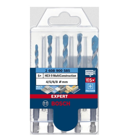 Bosch Bosch 2 608 900 585 foret Ensemble de forets 5 pièce(s)