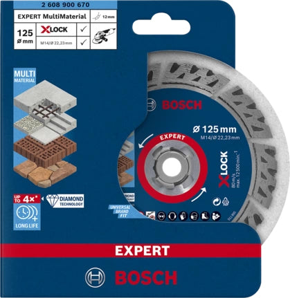 Bosch Bosch EXPERT MULTIMATERIAL X-LOCK Disque de coupe