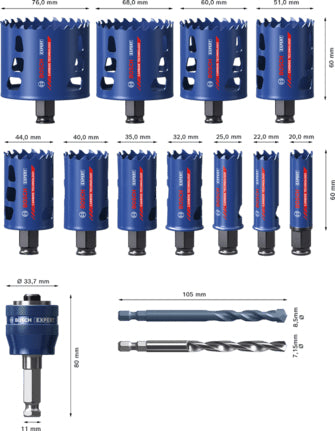 Bosch Bosch 2 608 900 448 scie de forage Perceuse 11 pièce(s)