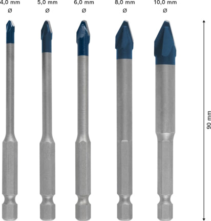 Bosch Bosch Expert 2 608 900 597 foret Ensemble de forets 5 pièce(s)