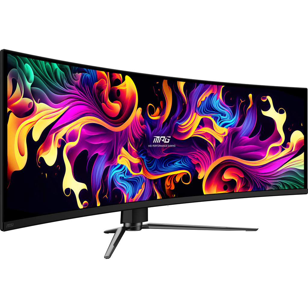 MSI MPG 491CQPXDE QD-OLED écran plat de PC 124,5 cm (49") 5120 x 1440 pixels Dual QHD Noir