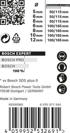 Bosch Bosch Expert 2 608 900 195 foret Ensemble de forets 7 pièce(s)