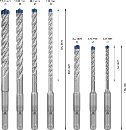 Bosch Bosch Expert 2 608 900 195 foret Ensemble de forets 7 pièce(s)