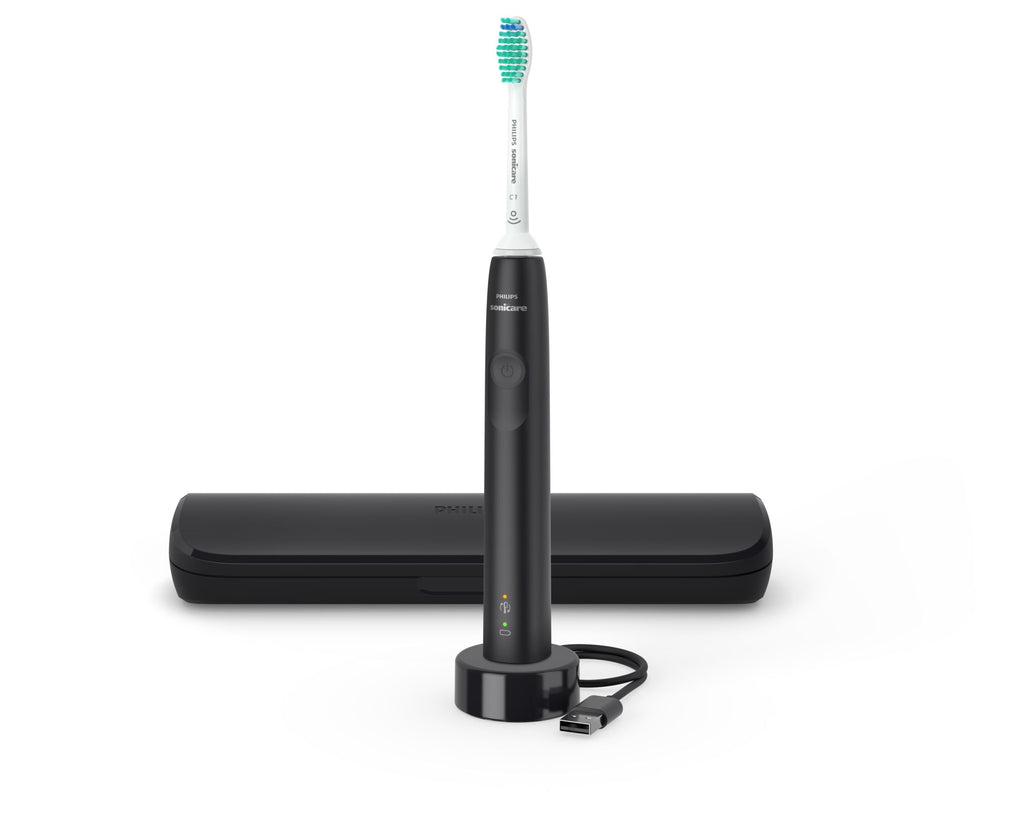 Philips 3100 series HX3673/14 Brosse à dents électrique + Housse de voyage - Noire