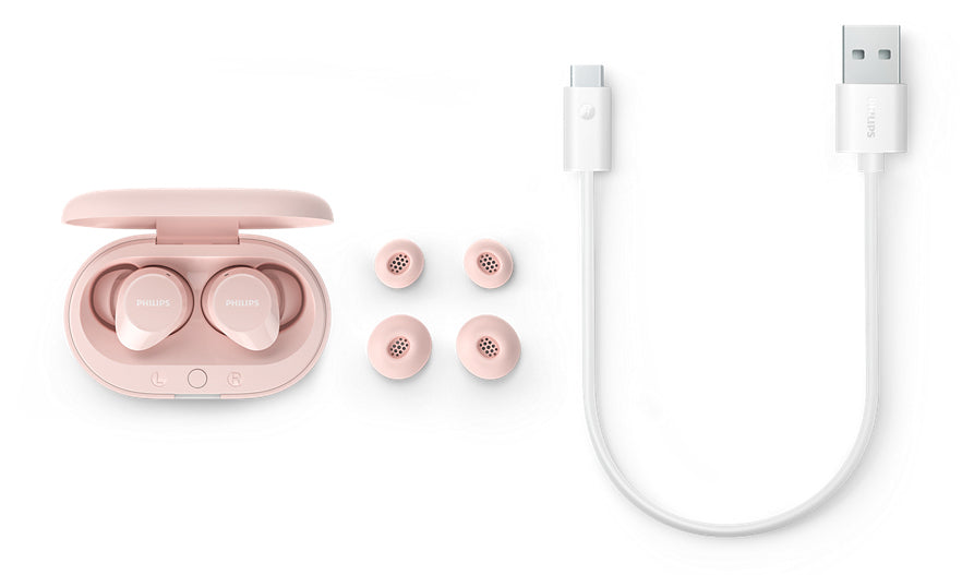 Philips TAT1209PK/00 casque True Wireless Stereo (TWS) Ecouteurs Appels/Musique Bluetooth Rose