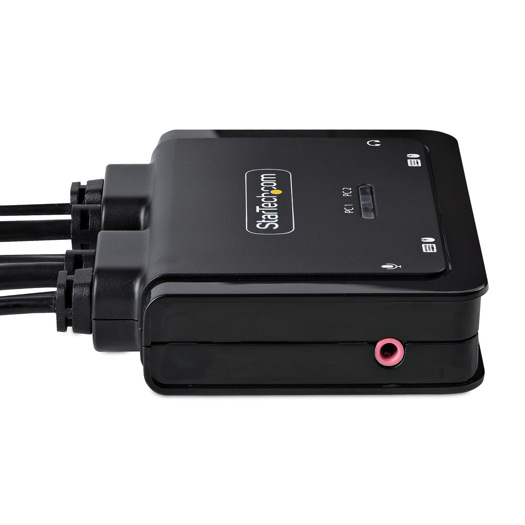 StarTech.com C2-H46-UAC-CBL-KVM Commutateur KVM HDMI 4K 60Hz USB-A et USB-C, Noir