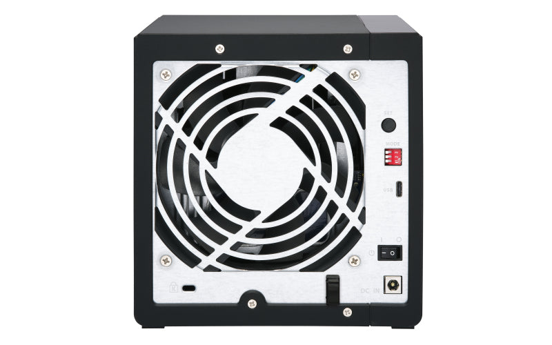 QNAP TR-004 Boîtier de Stockage RAID pour Disques Durs et SSD 2.5/3.5 pouces, Noir