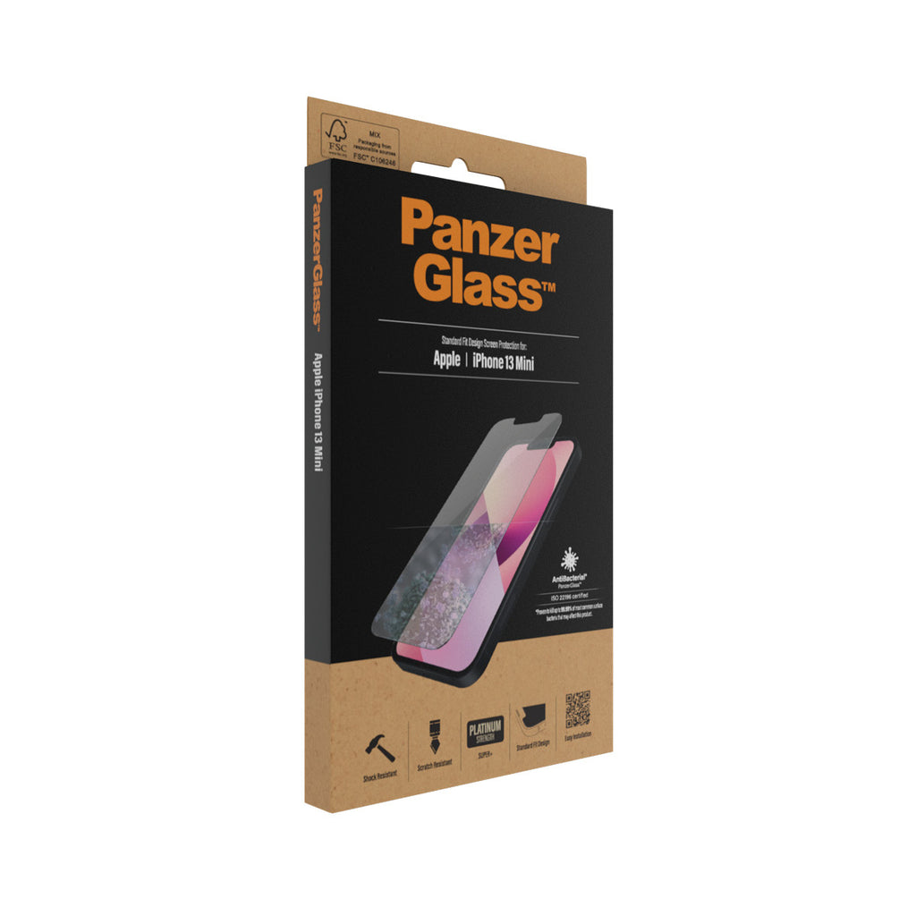 PanzerGlass ® Screen Protector iPhone 13 Mini | Standard Fit Protection d'écran transparent Apple 1 pièce(s)