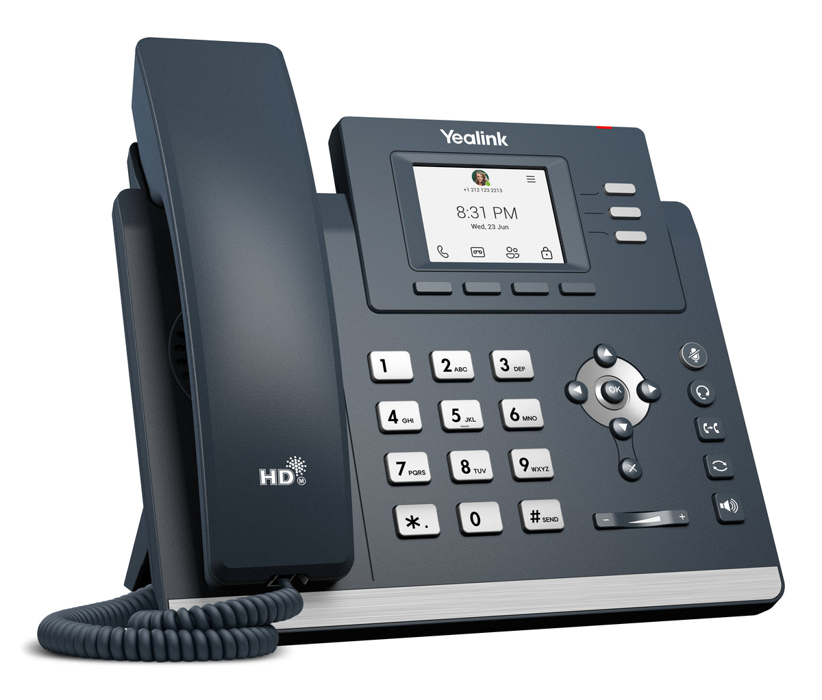 Yealink MP52 E2 Teams Téléphone IP Android 13, Écran 2,4 pouces, Combiné Magnétique, PoE