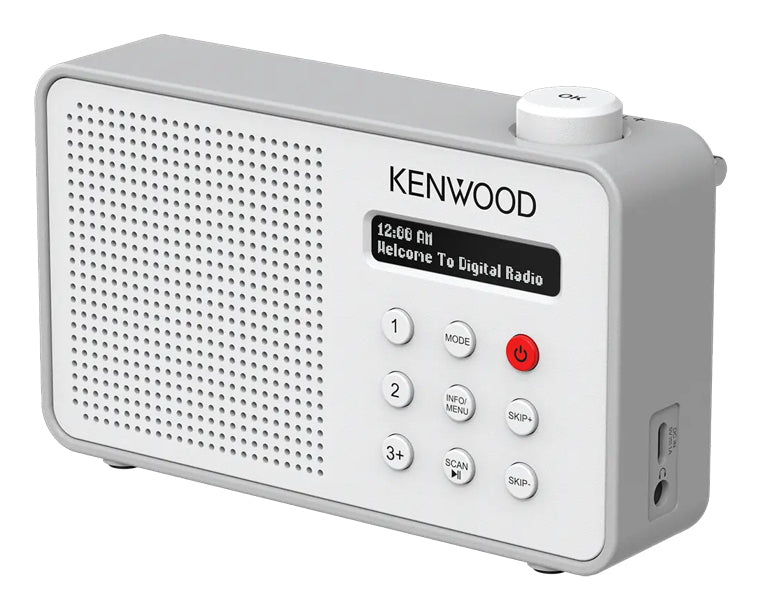 Kenwood CR-M25DAB-W Radio portable Numérique Blanc - vue 2