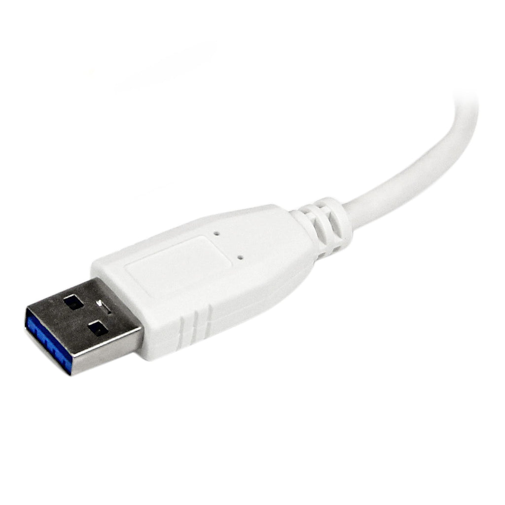 StarTech.com Hub USB 3.0 à 4 ports avec câble intégré - 5Gbps - Blanc - vue 5