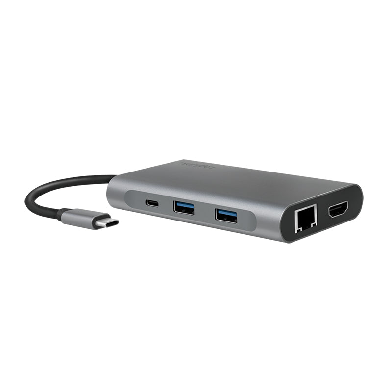 LogiLink UA0382 station d'accueil Avec fil USB 3.2 Gen 1 (3.1 Gen 1) Type-C Argent
