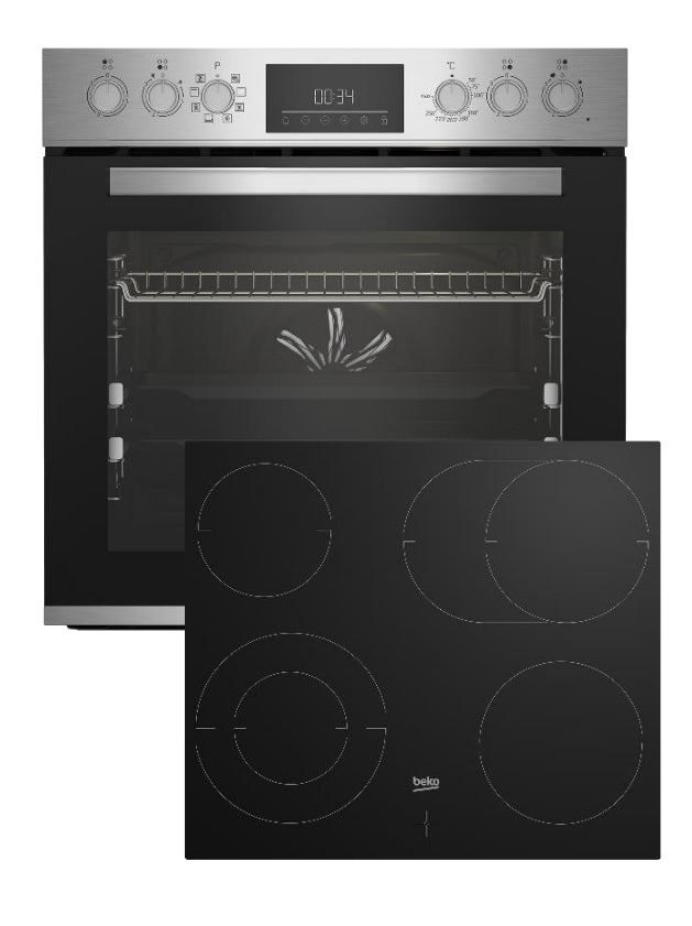 Beko BBUM12328X set d'appareils de cuisine Céramique Four électrique