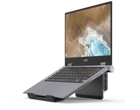 Acer HP.DSCAB.012 Support de livres Supports de Laptop Argent 39,6 cm (15.6")