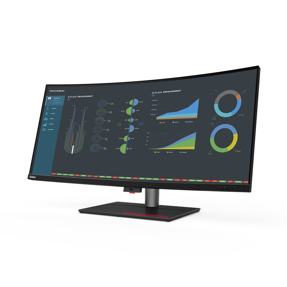 Lenovo ThinkVision P40w-20 écran plat de PC 100,8 cm (39.7") 5120 x 2160 pixels 5K Ultra HD LED Noir