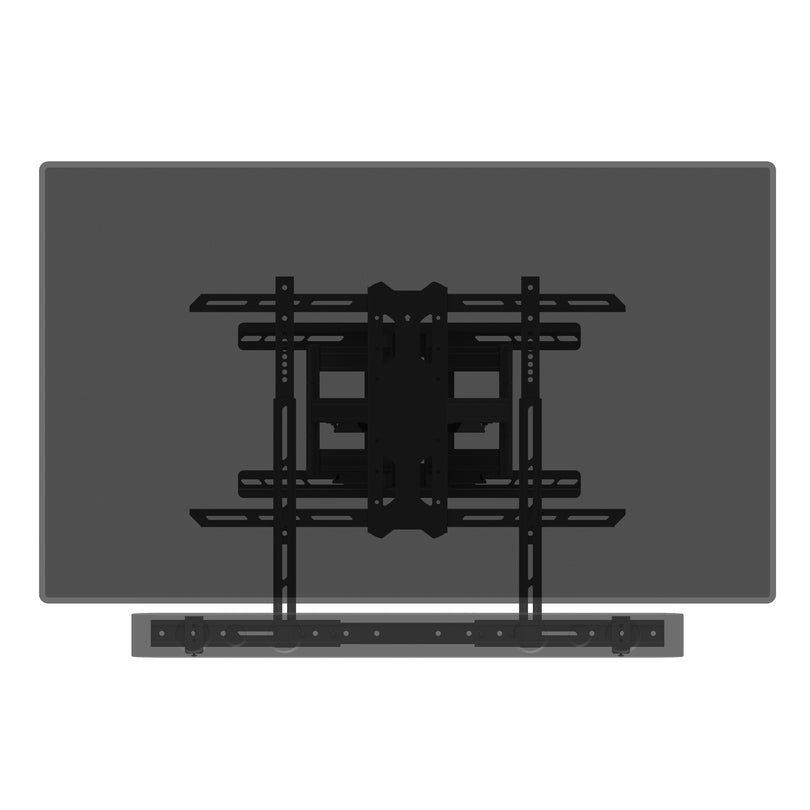 Multibrackets 7895 Support Mural pour Haut-parleurs et TV, Noir