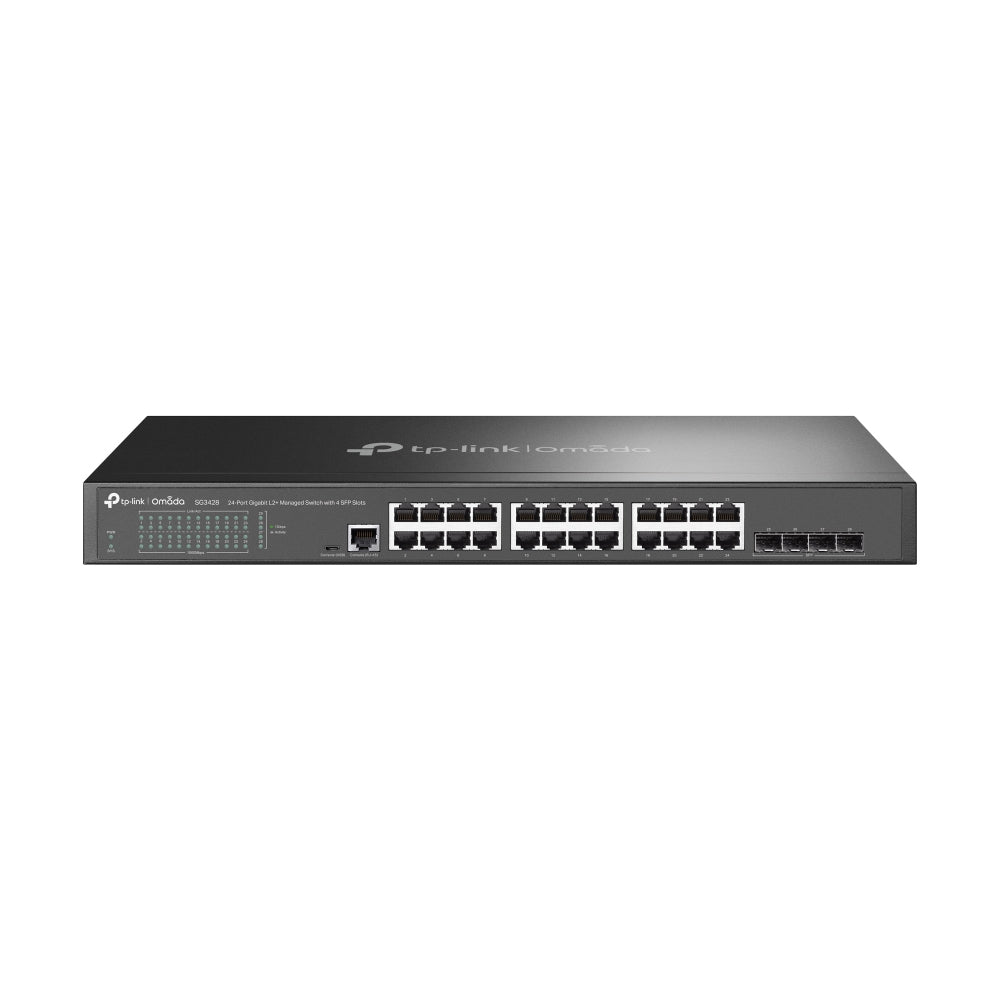 TP-Link Omada SG3428 Commutateur Réseau Géré L2/L3 Gigabit Ethernet 24 Ports 1U Noir
