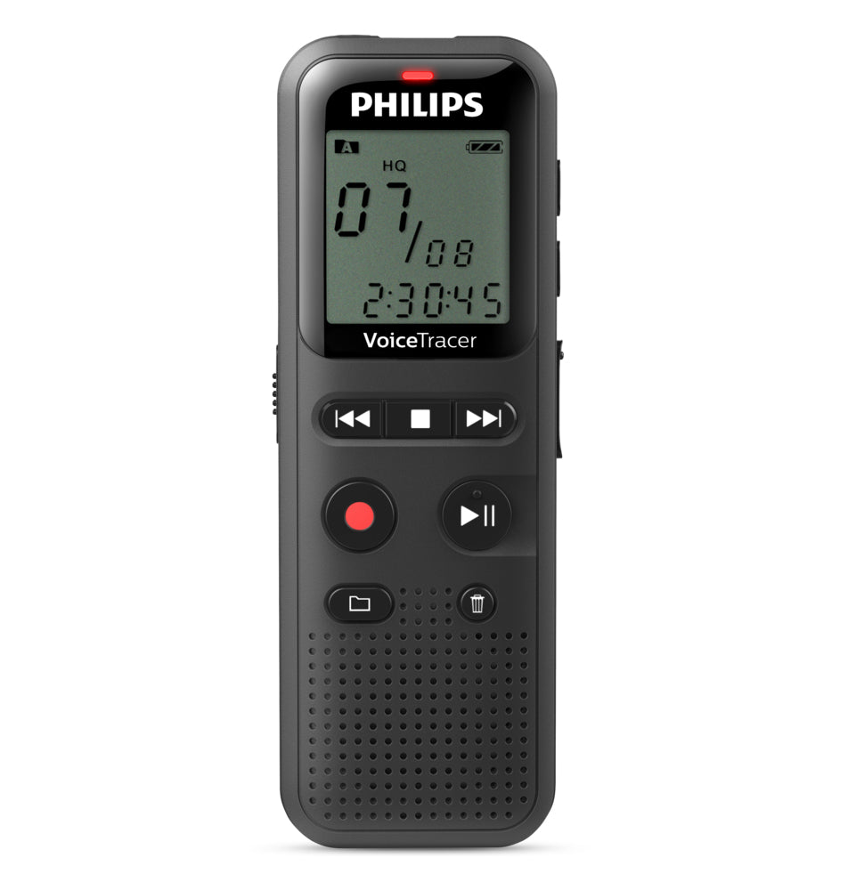 Philips VoiceTracer 8 kHz Noir