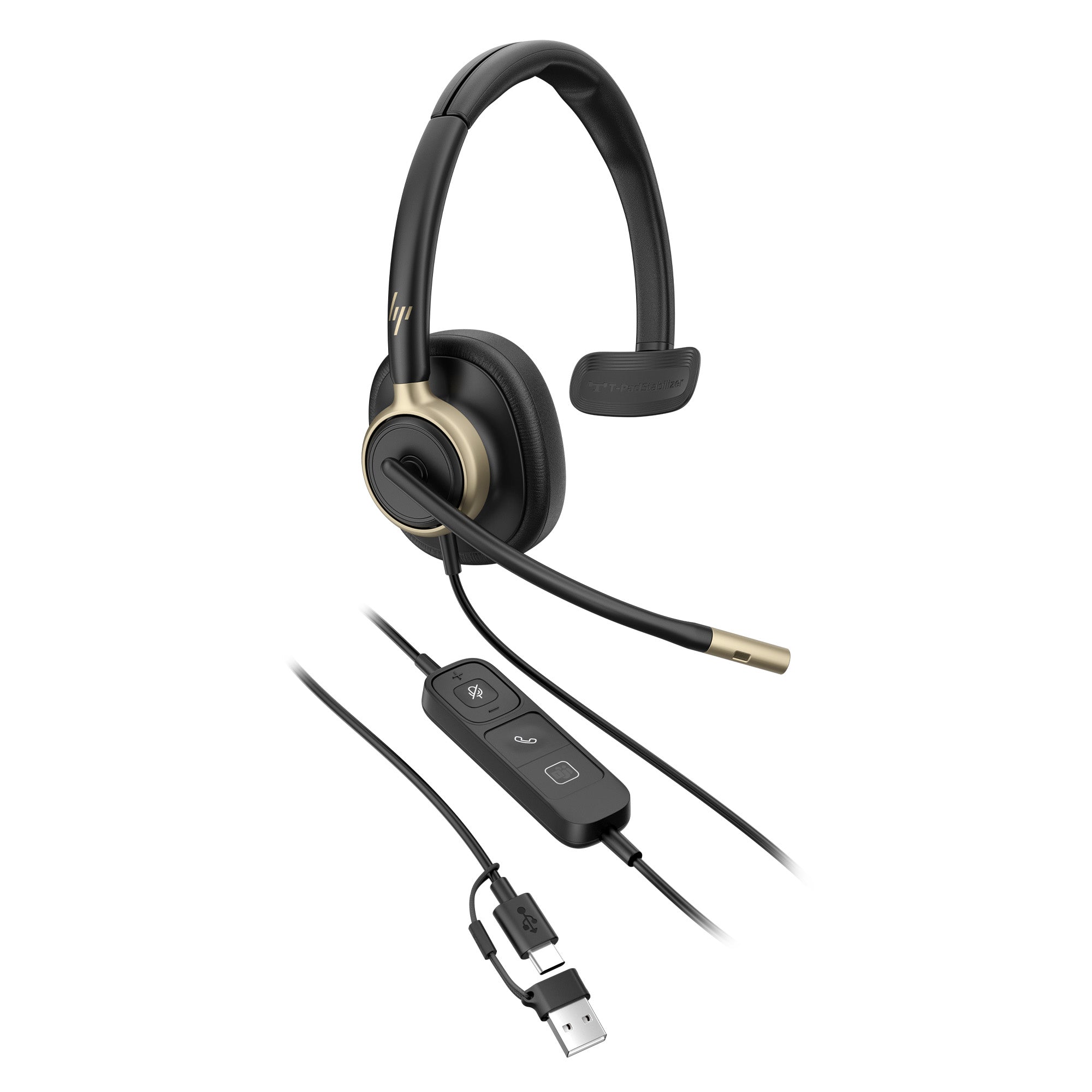 HP Poly Micro-casque filaire USB monaural Mission 815