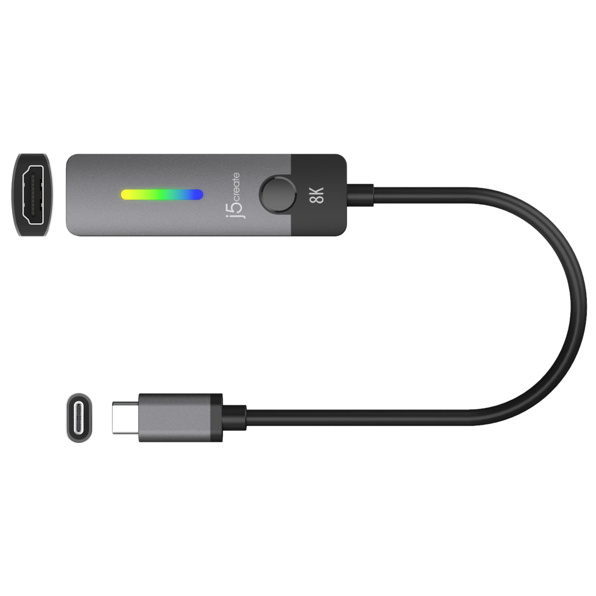 j5create JCA157-N Adaptateur USB-C® vers HDMI™ 2.1 8K