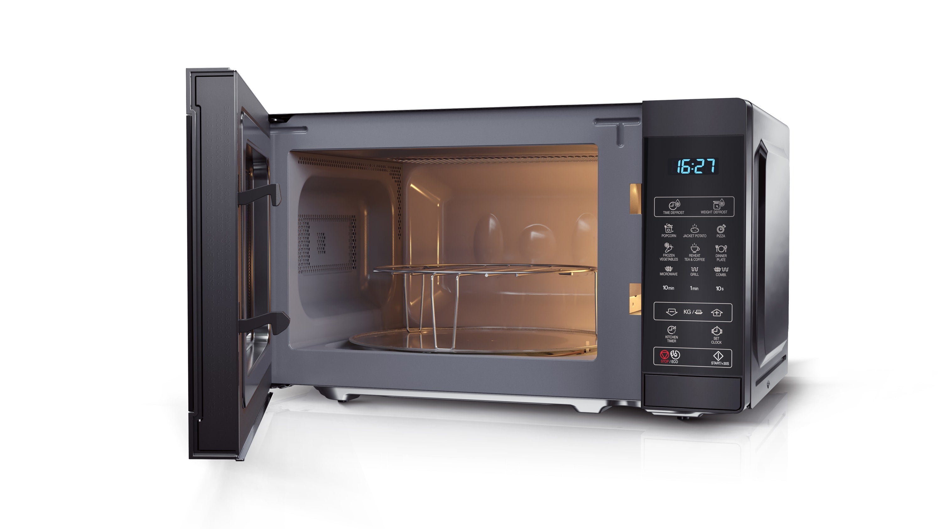 Sharp YC-MG02E-B micro-onde Noir Micro-ondes grill Comptoir 20 L 800 W