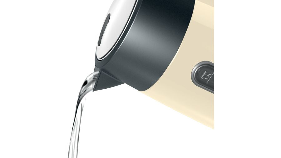 Bosch Bosch TWK4P437 bouilloire 1,7 L 2400 W Beige, Noir