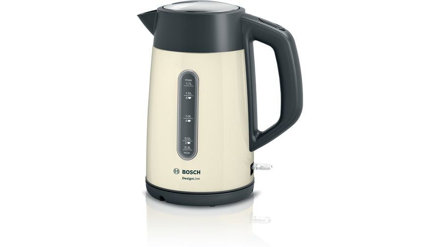 Bosch Bosch TWK4P437 bouilloire 1,7 L 2400 W Beige, Noir