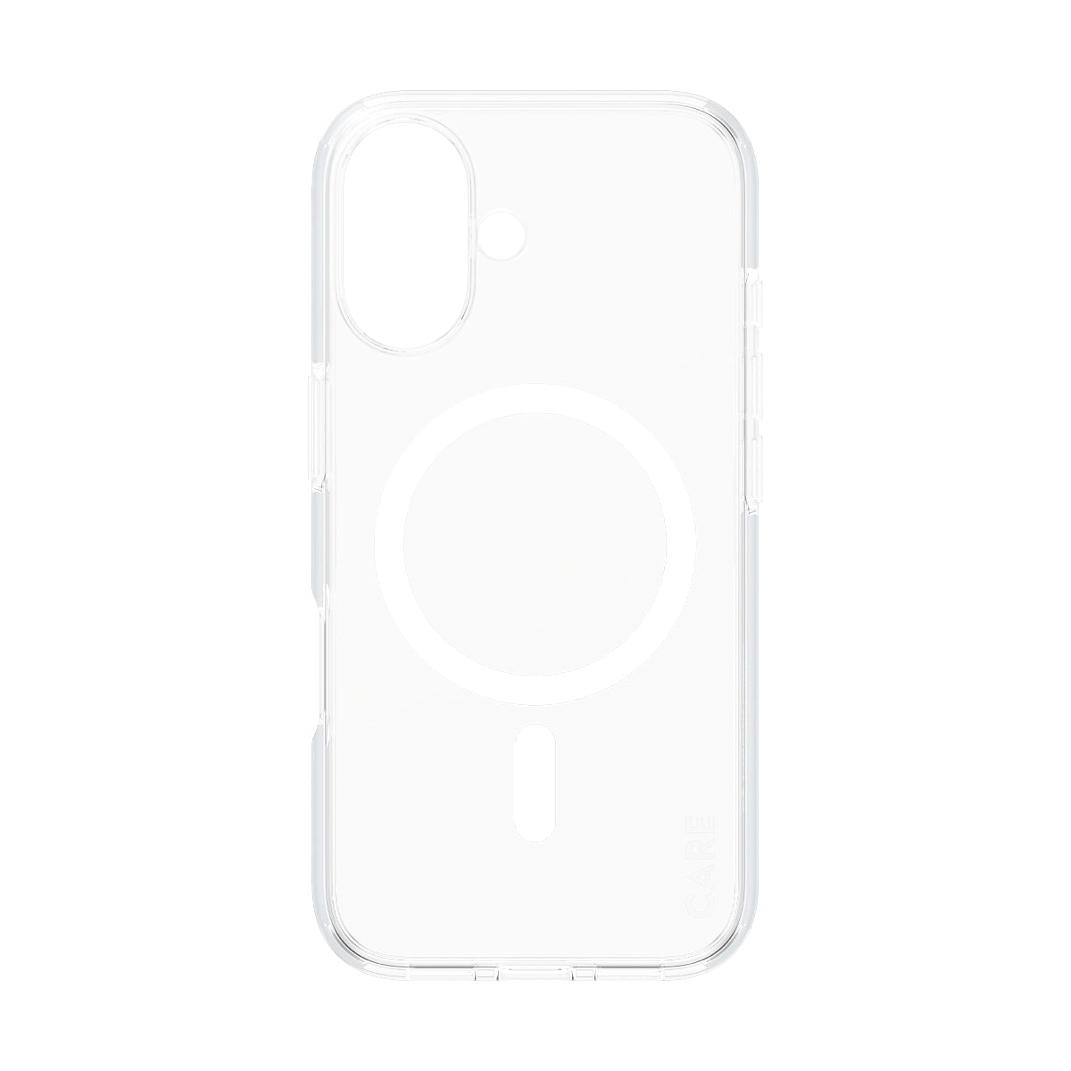 PanzerGlass CARE™ by ® Urban Combat Case Transparent w. White MagSafe iPhone 16 coque de protection pour téléphones portables Housse