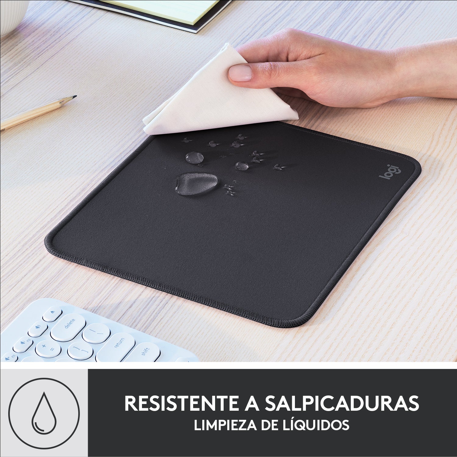 Logitech 956-000049 alfombrilla para ratón Grafito