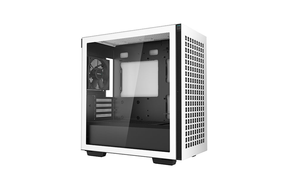 DeepCool CH370 WH Boîtier Tower Micro ATX, Blanc