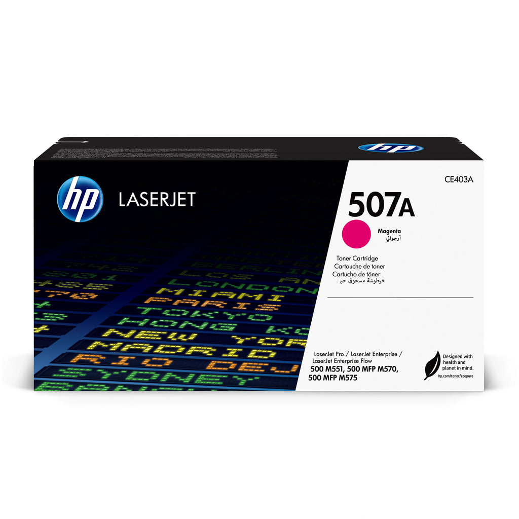 HP 507A toner LaserJet magenta authentique