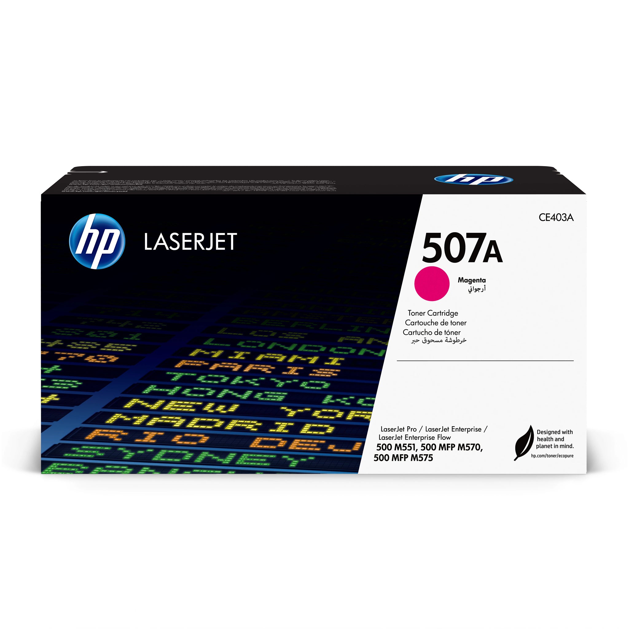 HP 507A toner LaserJet magenta authentique