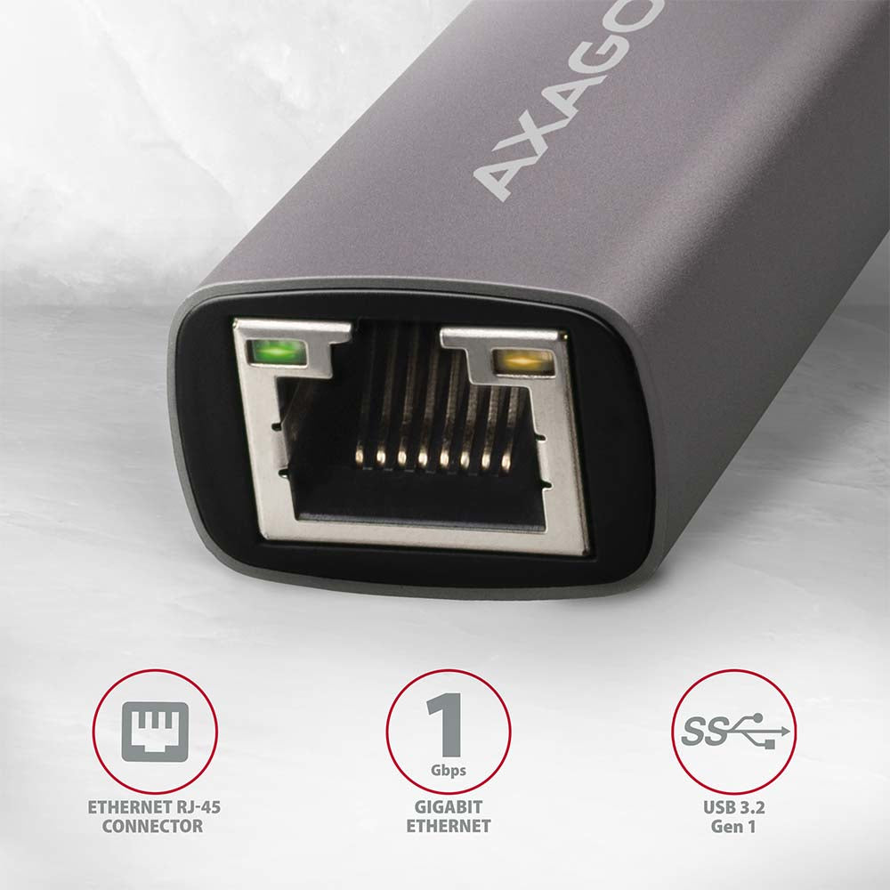 Axagon ADE-TRC carte réseau Ethernet 1000 Mbit/s