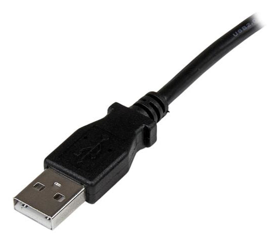StarTech.com Câble USB 2.0 Type A vers USB Type B Coudé à droite, 2 m, Noir