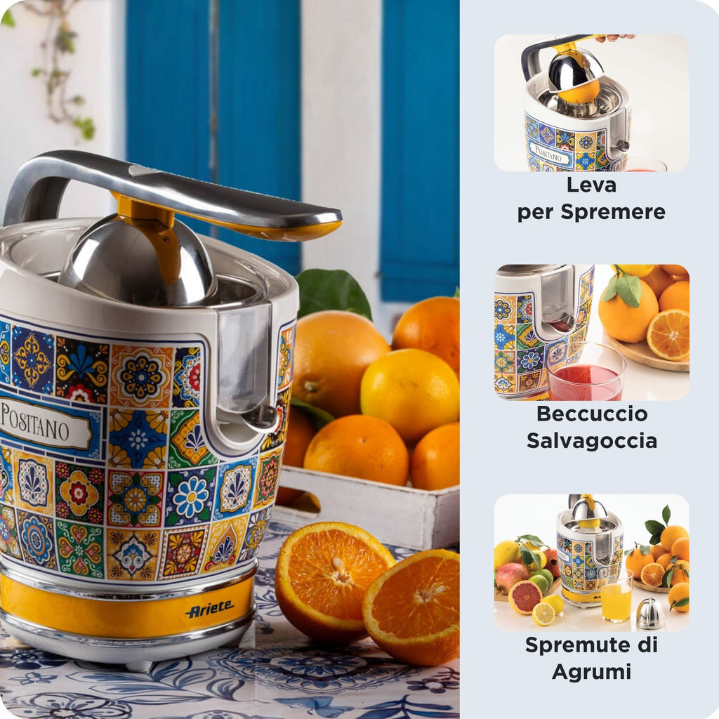 Ariete 0413/0P presse-agrume électrique 0,6 L 85 W Bleu, Jaune