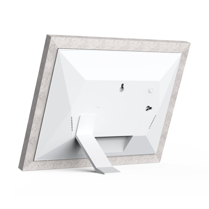 Braun DigiFrame 10W cadre photos numériques Gris, Blanc 25,6 cm (10.1") Écran tactile Wifi