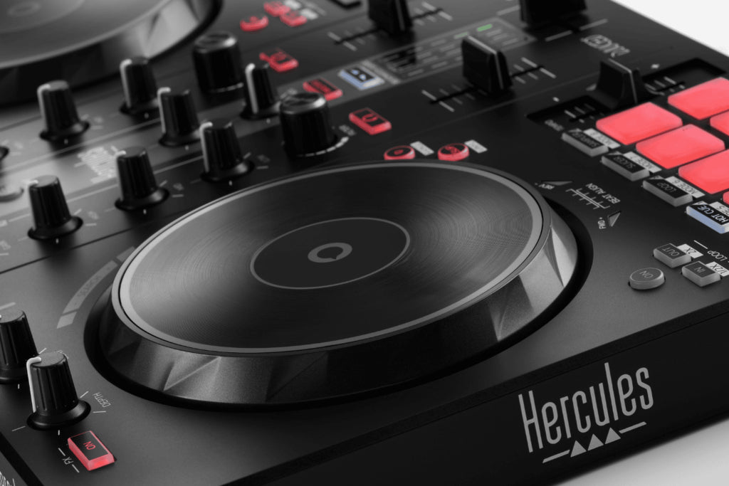 Hercules INPULSE 300 MK2 Contrôleur DJ, Noir et Rouge