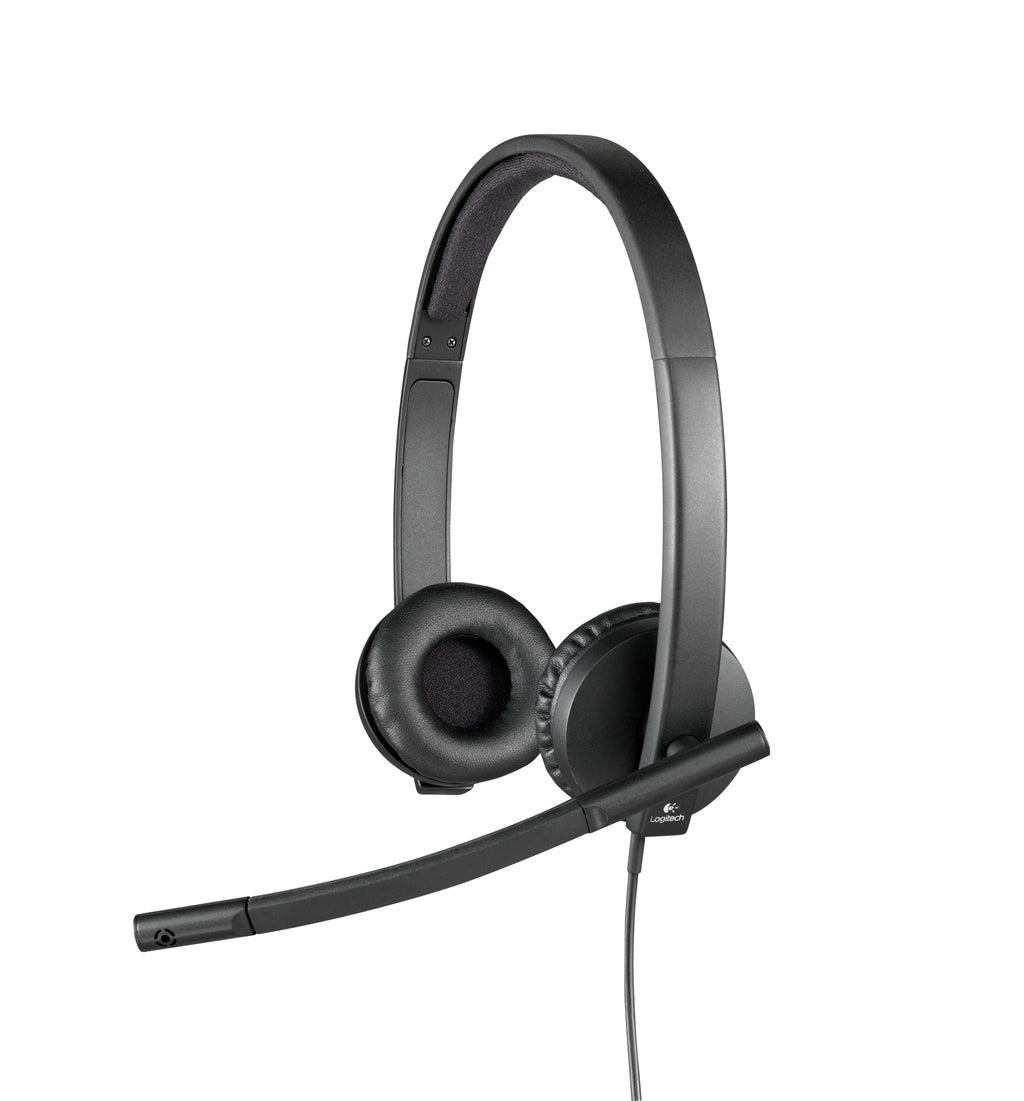 Logitech H570e Casque USB Filaire, Noir