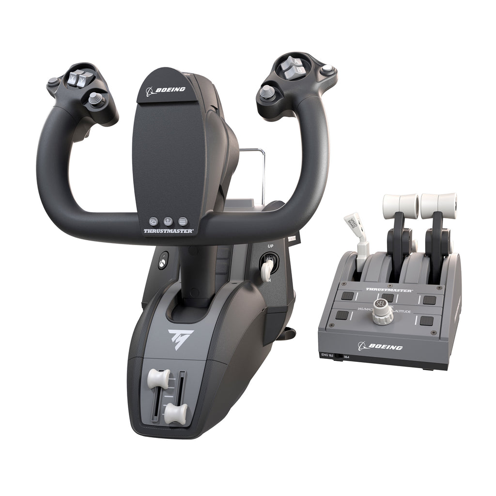 Thrustmaster TCA Yoke Pack Boeing Edition Noir, Gris USB Fightstick PC, Xbox, Xbox One, Xbox One S, Xbox One X, Xbox Series S, Xbox Series X