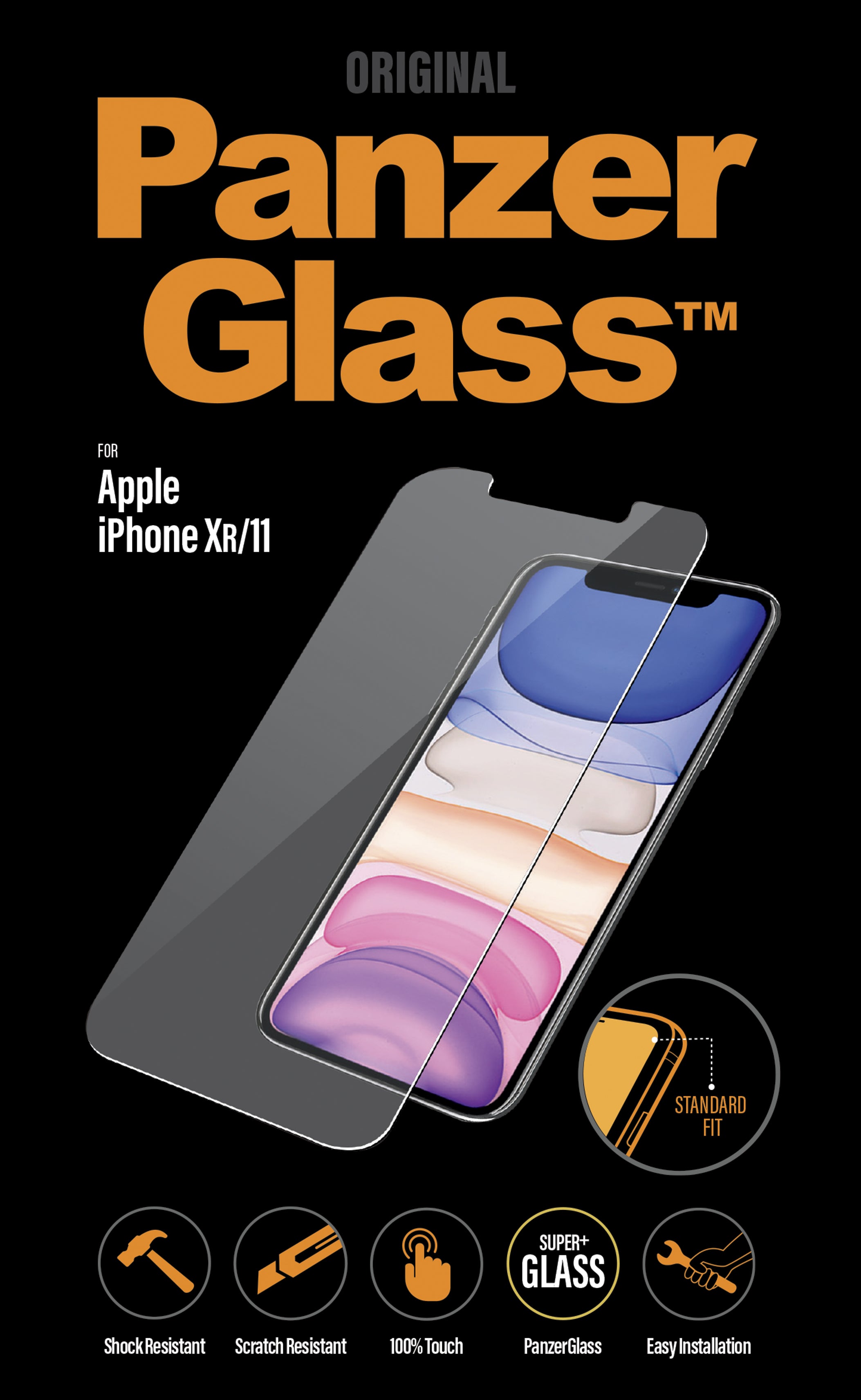 PanzerGlass ® Screen Protector iPhone 11 | XR | Standard Fit Protection d'écran transparent Apple 1 pièce(s)