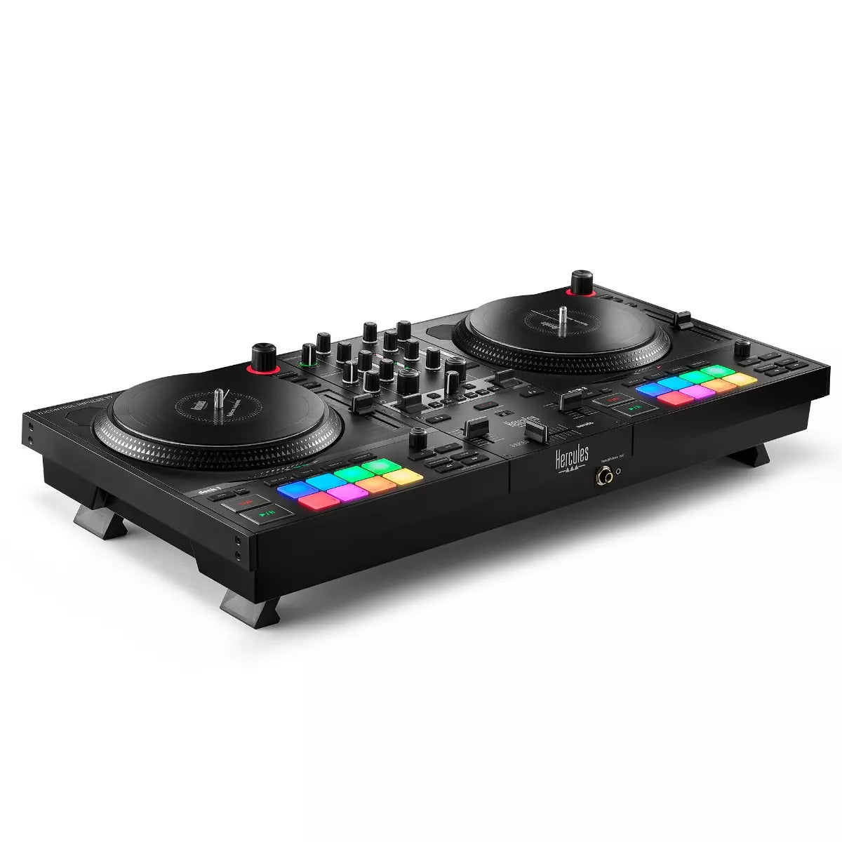 Hercules INPULSE T7 Contrôleur DJ Motorisé avec Plateaux Vinyles, Noir - vue 2