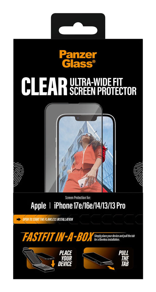 PanzerGlass PG65668 écran et protection arrière de téléphones portables Protection d'écran transparent Apple 1 pièce(s)