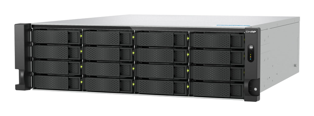 QNAP TS-H1677AXU-RP Serveur de stockage Rack (3 U) AMD Ryzen™ 7 7745 32 Go DDR5 0 To QNAP QTS Noir, Gris