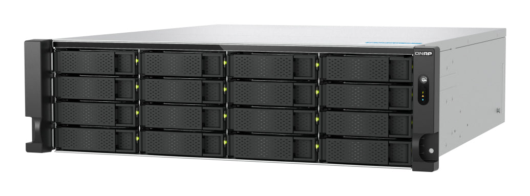 QNAP TS-H1677AXU-RP Serveur de stockage Rack (3 U) AMD Ryzen™ 7 7745 32 Go DDR5 0 To QNAP QTS Noir, Gris