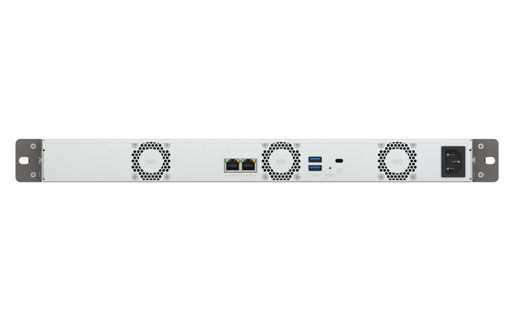 QNAP TS-433eU NAS Rack (1 U) Cortex-A Cortex-A55 4 Go 0 To QNAP Turbo System Noir - vue 3