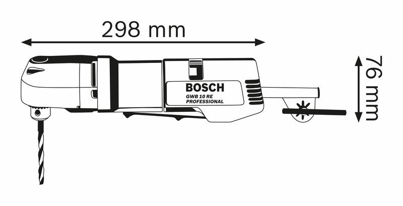 Bosch Bosch Perceuse d'angle GWB 10 RE Professional
