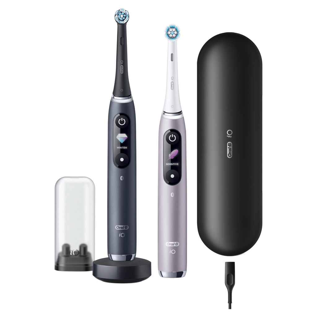 Oral-B iO 80363731 brosse à dents électrique Adulte Brosse à dents rotative oscillante Noir, Argent