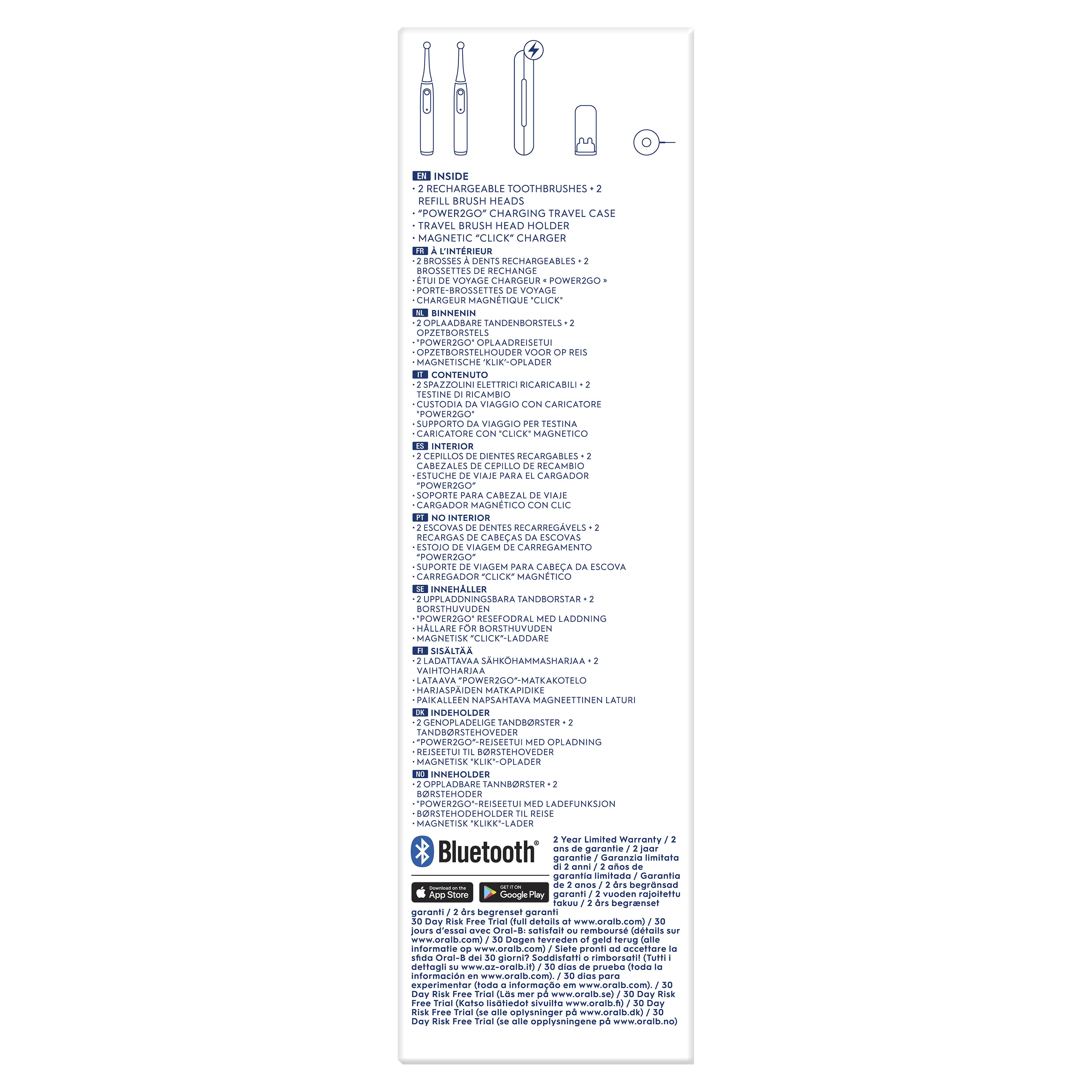 Oral-B iO 80363731 brosse à dents électrique Adulte Brosse à dents rotative oscillante Noir, Argent